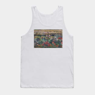 Peony Garden by Claude Monet Tank Top